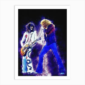 Spirit Of Robert Plant & Jimmy Page Art Print