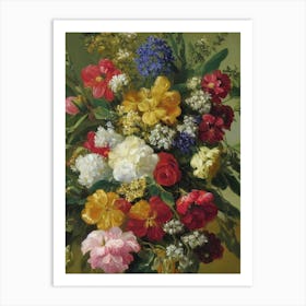 Alstromeria Painting 3 Flower Art Print