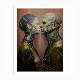 'The Kiss' Art Print