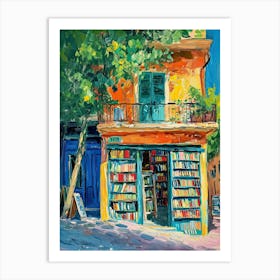 Athens Book Nook Bookshop 3 Art Print