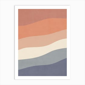 Minimal Waves 151 Art Print