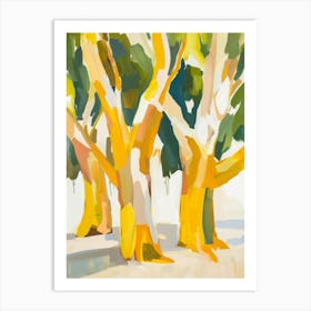 Yellow Trees 2 Art Print