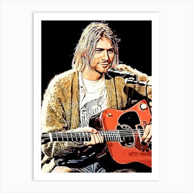 Nirvana kurt cobain 2 Art Print