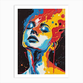 Fire and Ice, Pop Art Art Print