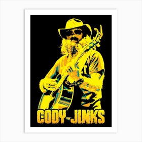 Cody Jinks American Outlaw Country Music Singer Art Print