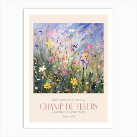 Champ De Fleurs, Floral Art Exhibition 28 Art Print