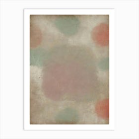 Polka Dot Background Art Print