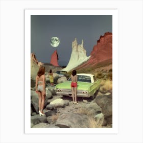 Vintage Vacations. Summer in Utah (II) Art Print