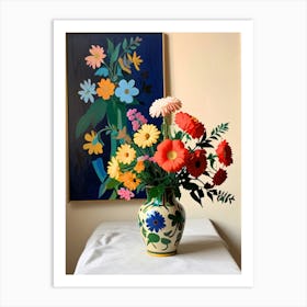 Flowers In A Vase 27 Art Print