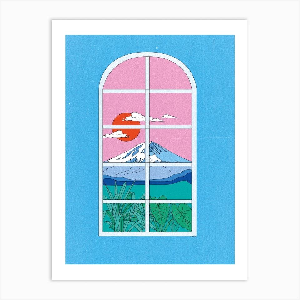 Window Canvas Print by Cosmo Illustrator - Fy