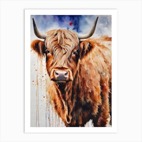 Highland Cow 7 Art Print