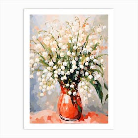 Lily Of The Valley Flower Still Life Painting 1 Dreamy Art Print