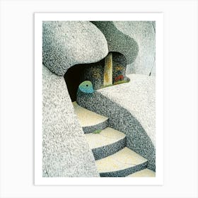 'The Stone House' Art Print