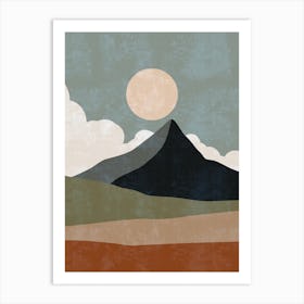 Mountain Landscape - Mountain Stock Videos & Royalty-Free Footage Art Print