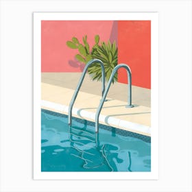 Poolside Art Print