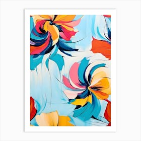 Abstract Floral Painting 8 Art Print