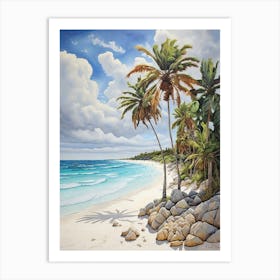 Beach Scene 9 Art Print