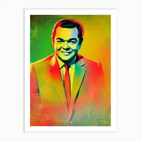 Gilberto Santa Rosa Colourful Pop Art Art Print