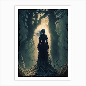 Dark Forest Art Print