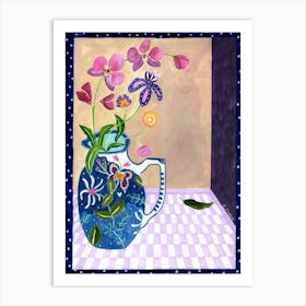 Flowers In A Jug Art Print