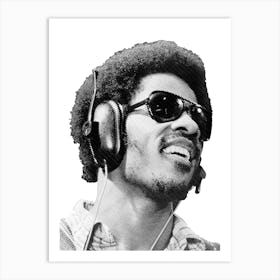 Stevie Wonder 3 Art Print