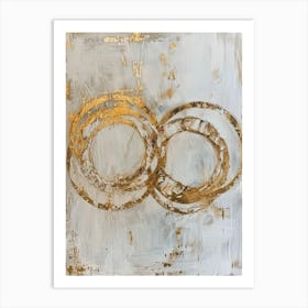 Gold Rings Art Print