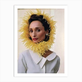 Kristin Scott Thomas Retro Collage Movies Art Print