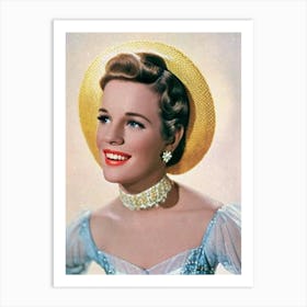 Julie Andrews Retro Collage Movies Art Print