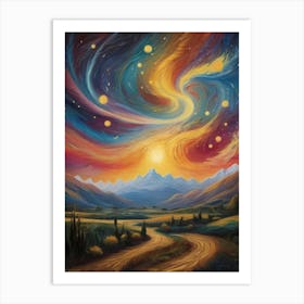 Starry Sky 6 Art Print