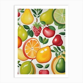 Fruit And Vegetables Art Print