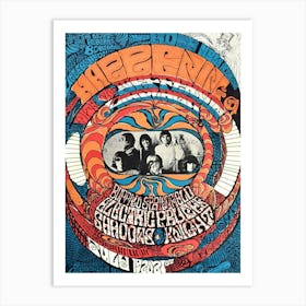 Original Jefferson Airplane Minneapolis Aquatennial Show Poster By Joaquin Art Print