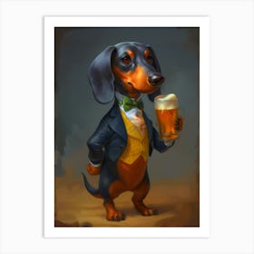 Dachshund Art Print