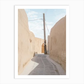 Narrow Alley In A Deserted Village Art Print