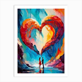Love In The Heart Art Print