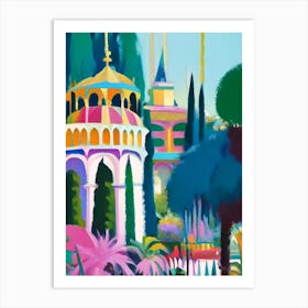 Tivoli Gardens, Italy Abstract Still Life Art Print