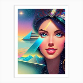 Fantasy Egyptian Woman Art Print