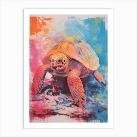 Sea Turtle Screen Print Inspired 3 Art Print