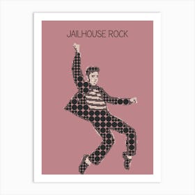 Jailhouse Rock Elvis Presley Art Print