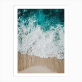 Beach Sand And Waves 1 Art Print