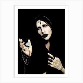 Marilyn Manson 6 Art Print