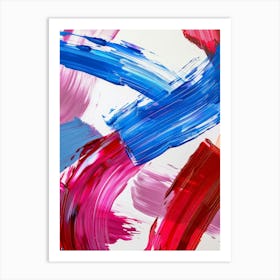 Abstract Brush Strokes 2 Art Print