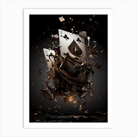 Ace Of Spades 1 Art Print