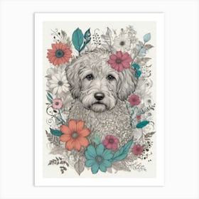 Poodle Art Print