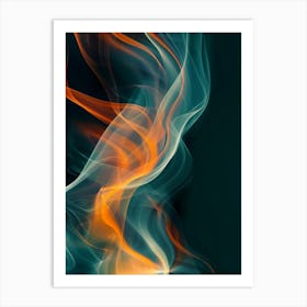 Abstract Smoke 8 Art Print