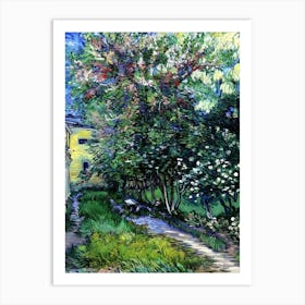 Garden By Person Art Print