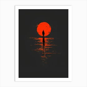 Sunset On The Water Art Print