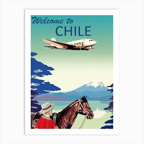 Welcome To Chile Art Print