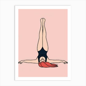 Yoga Pose 12 Art Print