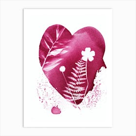 Wild at Heart Of Ferns Art Print