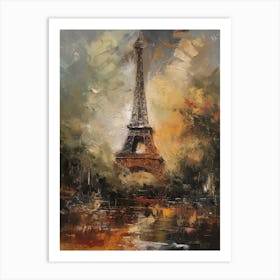 Eiffel Tower Paris Turner Style 3 Art Print